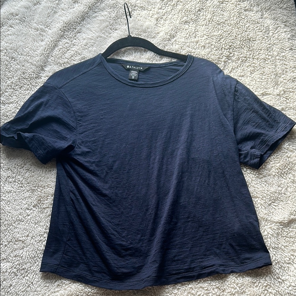Essential Athleta Navy Blue Shirt